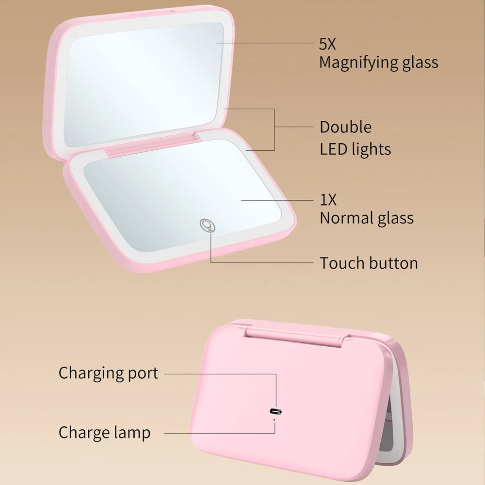 LED Pocket Vanity Mirror