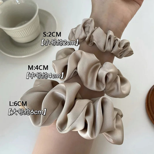 Oversize Satin Scrunchies