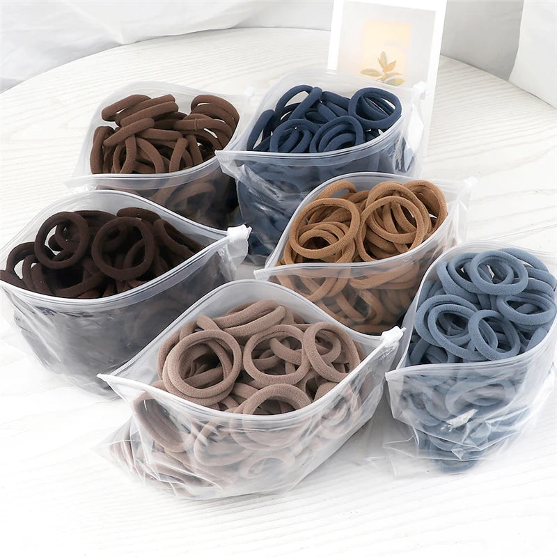 50pcs Classic Hair Ties for Ponytails