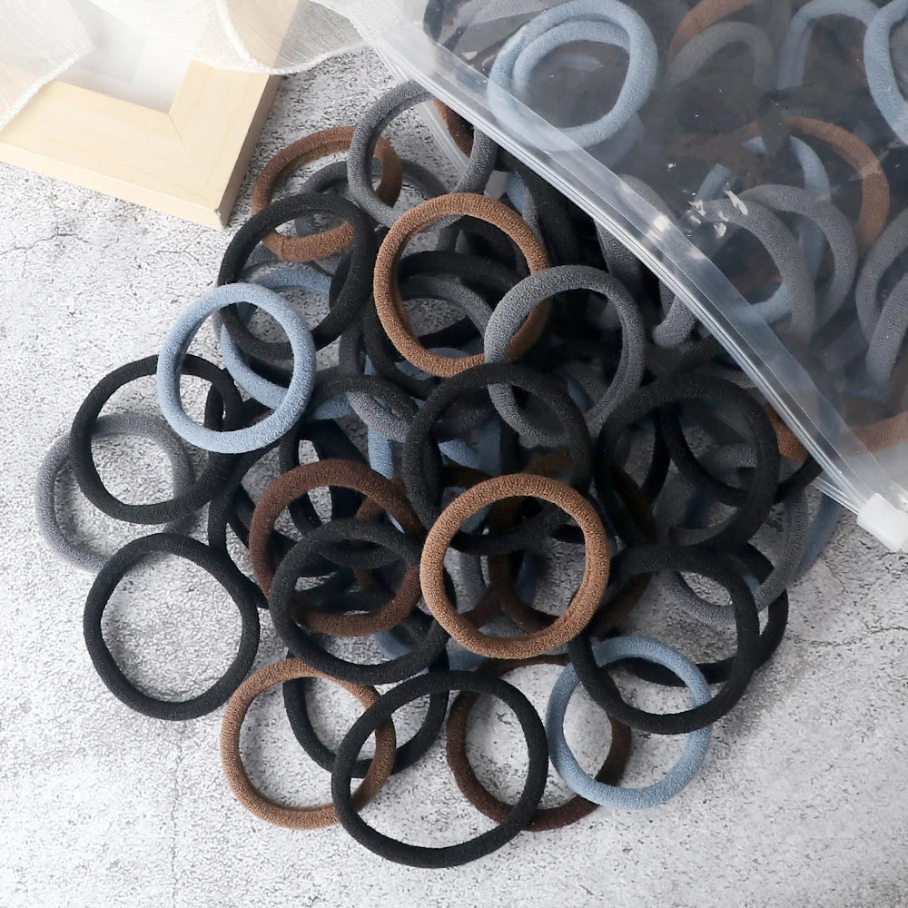 50pcs Classic Hair Ties for Ponytails