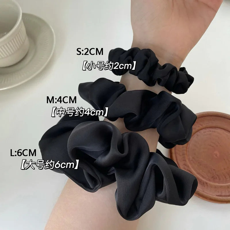 Oversize Satin Scrunchies