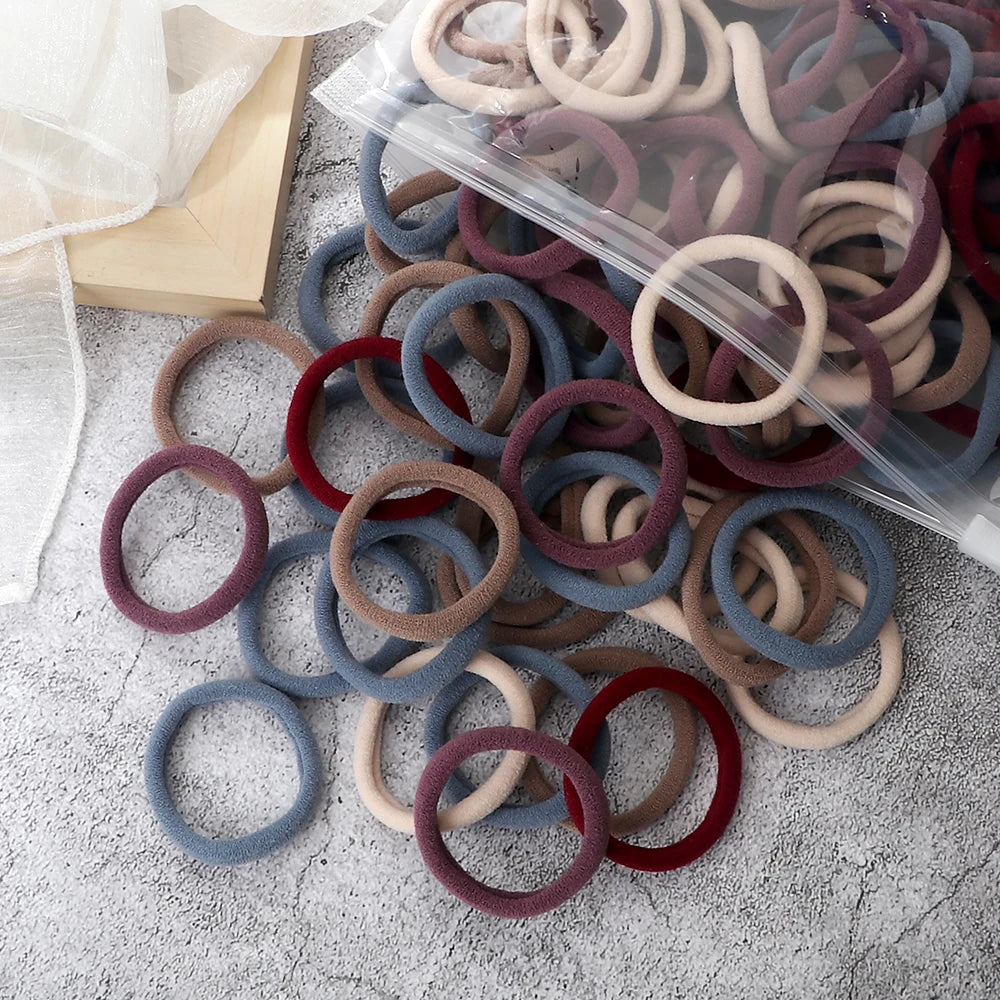 50pcs Classic Hair Ties for Ponytails