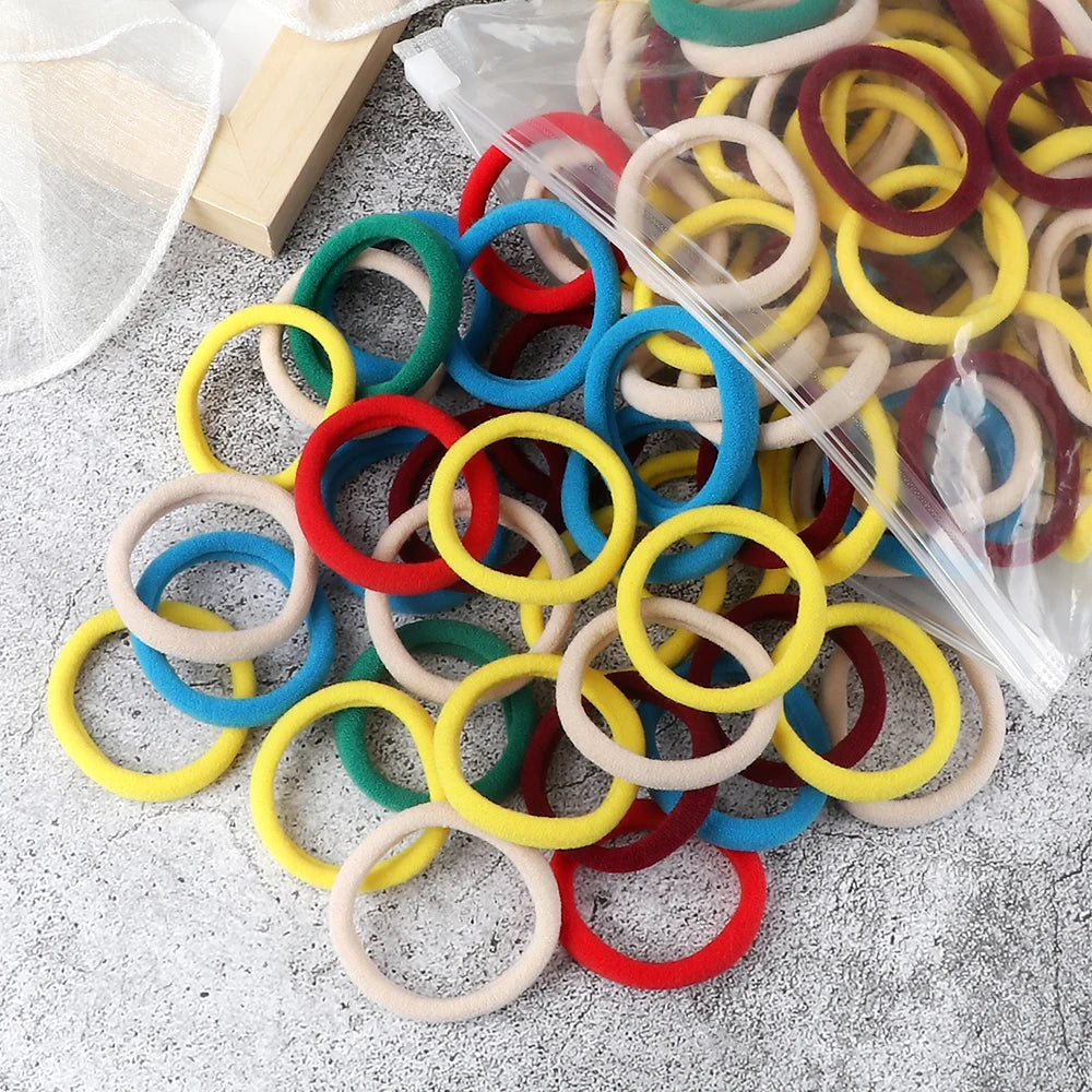 50pcs Classic Hair Ties for Ponytails